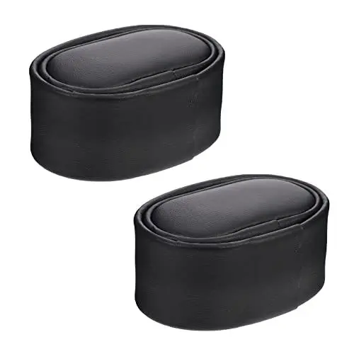Produktbild: Hemobllo 2st PU-Leder-Armband-Uhrenkissen, Schwarze Weiches Ersatzkissen Uhrenbeweger-display-kissen für Uhren, Armbänder und Armreifen