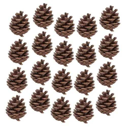 Produktbild: ifundom 30 Stück Weihnachtsdekoration Weihnachtsbaumschmuck Tannenzapfen Tannenzapfen Dekoration Hängende Weihnachtsornamente Szene Layout Requisite Weihnachts Tannenzapfen