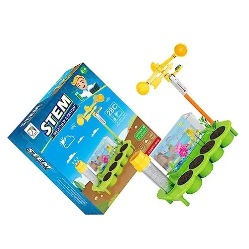 Produktbild: ifundom 3 Sätze Pflanzen regenstandsmesser regenmesser niederschlagsmesser DIY Stammspielzeug Spielzeug für Feinmotorik Spielzeuge Anlage wachsendes Blumenüberwachungsspielzeug Puzzle Kind