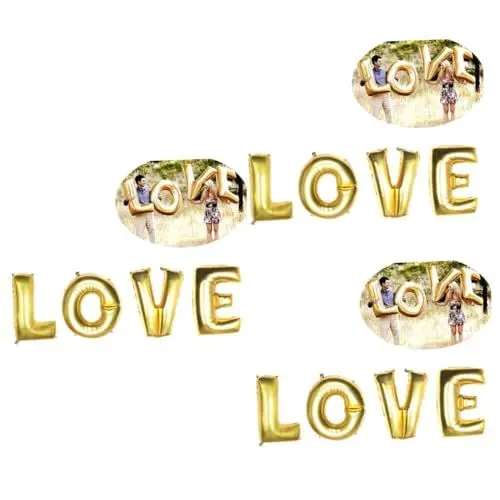 Produktbild: ifundom 3 Stücke Valentinstag Luftballons Entworfen 40-zoll Luftballons Hochzeit Engagement Party Dekorationen