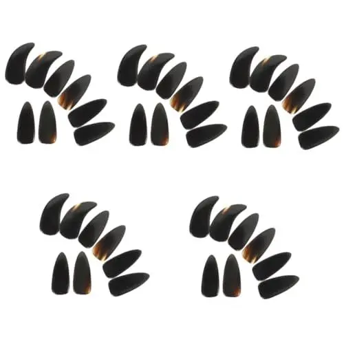 Produktbild: ifundom 40 Stk Guzheng-Nagelpicks Pipa-Fingerpicks Fingernagelschutz Guzheng-Fingerpick benutzerdefinierte Gitarren-Plektren Basspickel Guzheng verwenden Nägel Nagelpicks aus Horn Hörner