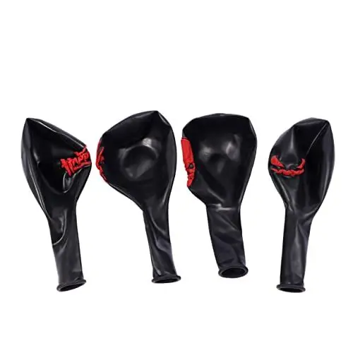 Produktbild: ifundom 40st Halloween-ballon Halloween-geisterballons Halloween-luftballons Zum Aufhängen Halloween Blutige Luftballons Halloween-ornamente Halloween-dekorationsset Bardekorationen Black