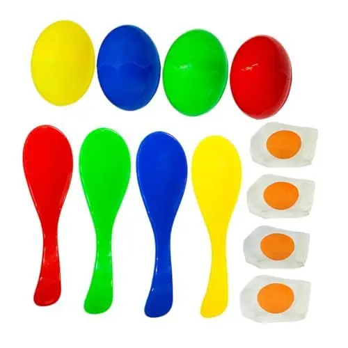 Produktbild: ifundom 4er-Pack Balance-löffel-spielzeuge Für Kinder – Karnevalsspiel-Requisiten Partygeschenke Koordination Perfekt Für Kinder