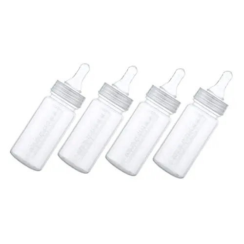 Produktbild: ifundom Babyflasche Für Kleinkinder 4er-pack Flaschen Mit 100 Ml Plastikflaschen Für Neugeborene Einfach Zu Verwenden Und Zu Reinigen