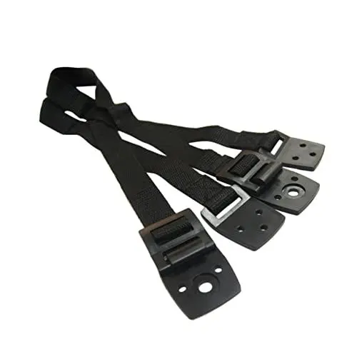 Produktbild: ifundom Startseite : 4pcs Baby Proofing Straps Tv Wandgurte Möbel Wandgurte -Tip Straps Wandanker Kit Kindersicherung Schwarz
