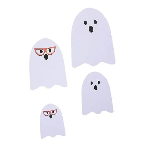 Produktbild: ifundom 4stücke Teiliges Halloween Tischdekor Ghost Table Centerpieces Lustige Und Halloween Deko Für Gruselige Leicht Und Für