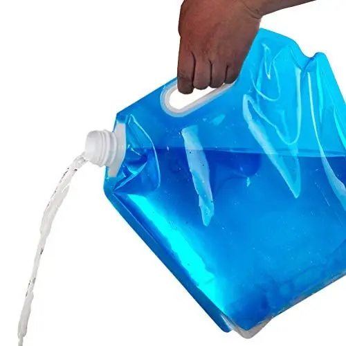 Produktbild: ifundom 4 Stück Wasserkanister Faltbar 5l Wasserkanister Faltbar 15l Tragetasche Wasserbeutel Mit Großem Fassungsvermögen Tragbarer Wasserbeutel Wassertank Wagen Einkaufstasche Reisen