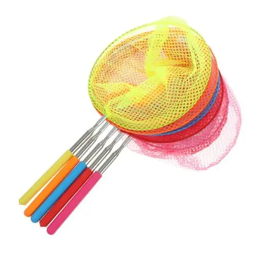 Produktbild: ifundom 5 Stück Kinder Insektennetz Fischnetz Für Kinder Teleskop Schmetterlingsnetz Fischernetze Zum Angeln Outdoor Spielzeug Fischernetz Für Kinder Insektenfänger Kleines