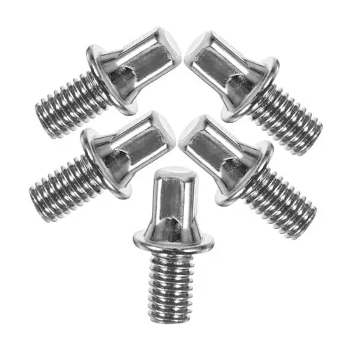 Produktbild: ifundom 5-teiliges Set Pedalschraube Befestigungsschraube Des Pedals Befestigungsschraube Für Das Trommelpedal Schraube Für Instrumententrommelpedal Silver Zinklegierung