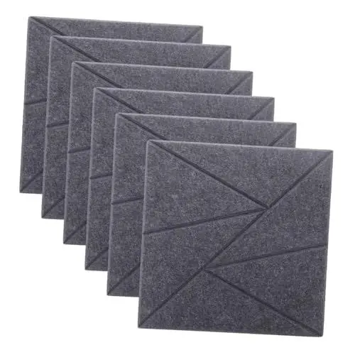 Produktbild: ifundom 6 Stück Akustikschaumstoffplatten, akustik-rauschunterdrückung, Schallschutz-Pads, Hochdichter Studioschaum Für Wand- Und Deckenakustik