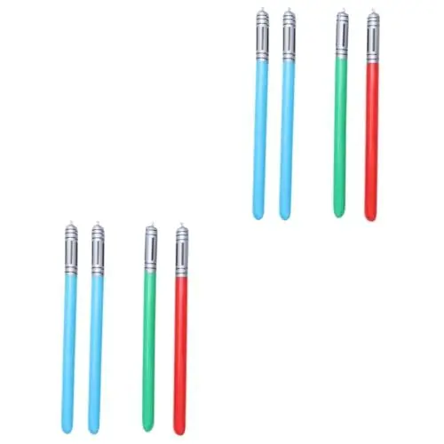 Produktbild: ifundom 8 Stk PVC aufblasbares Lichtschwert Party-Schlauchboote aufblasbar für kinder aufblasbarer Pirat spielzeug für kinder kinderspielzeug Requisiten für Kinderpartys Party-Spielzeug