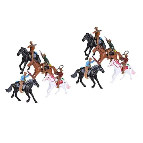 Produktbild: ifundom Realistische Reitfiguren Modelle Menschenfiguren Für Sandtischdekorationen Zufällige Farbe