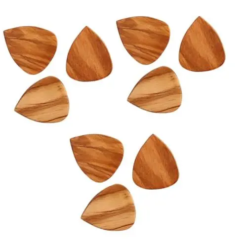 Produktbild: ifundom 3er-sets Gitarrenplektrum Ukulelenplektrum Holzplektren Gitarrenplektren Handgefertigt Für Den Einsatz 3 Stück X 3