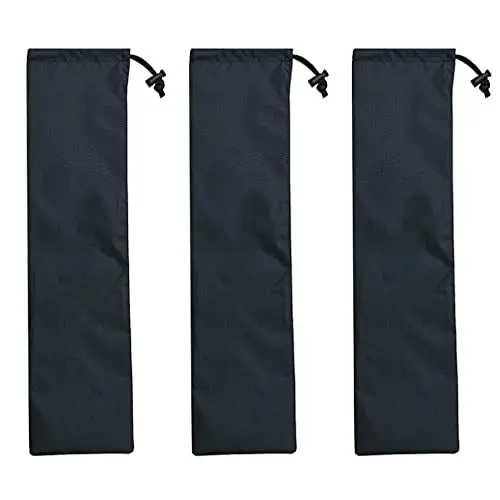 Produktbild: ifundom Aufbewahrungstasche für Zeltstangen, 3 Stück, Schwarz, 14D54322FD, 49X12.5X0.06CM