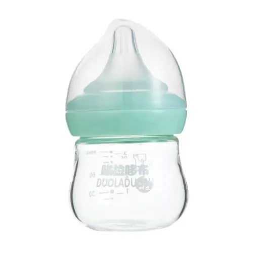 Produktbild: ifundom Babyflasche aus Glas flaschen babyflaschen Babyflasche mit weichem Sauger Glasflasche für Neugeborene Babytrainer trinkt milchflasche Glasflaschen für Babys Flaschenbaby