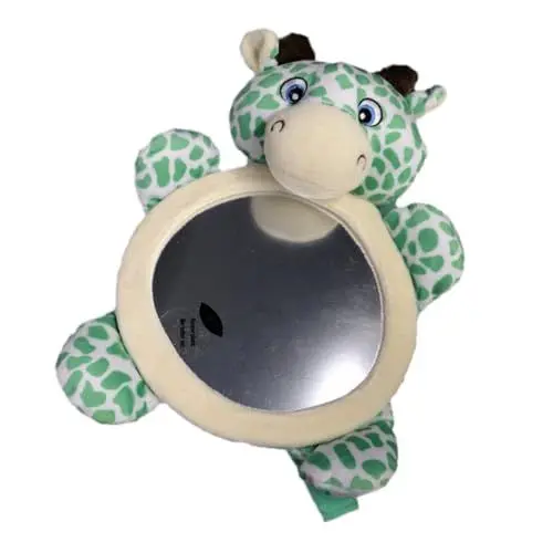 Produktbild: ifundom Babyspiegel Auto rückspiegel kindersitz auto Kindersicherer Auto Rückspiegel Plüschfigurenspielzeug Autospiegel für Babys nach hinten gerichtet Kinderwagen -Sichtspiegel Glas