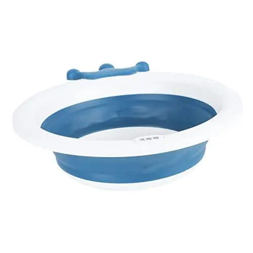 Produktbild: ifundom Babywaschbecken Geschirrspülbecken Salatschüssel Mit Deckel Waschbecken Waschwanne -gesichtsbecken Allzweckspüle Zusammenklappbare Geschirrpfanne Tragbarer Soeaker Plastik