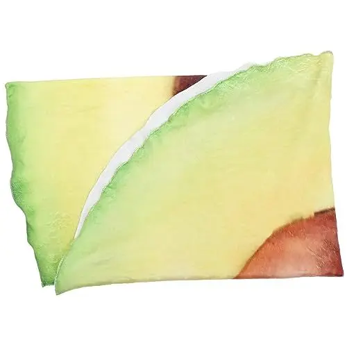 Produktbild: ifundom Avocado Decke Lustige Realistische Kuscheldecke Für Büro Schlafzimmer Und Auto Flauschige Wohndecke Aus Weichem Material Einzigartiges Für Kreativität Und Gemütlichkeit