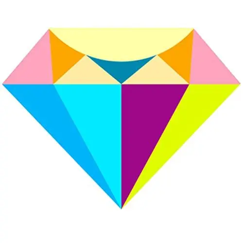 Produktbild: ifundom Diamant-Spiegel-Wandaufkleber kinderzimmerdeko Kids Room Decoration Wandspiegel für Wohnzimmer Spiegelaufkleber Spiegeldekoration Spiegel Bunte Aufkleber Glas Applikationen Acryl