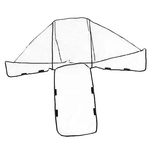 Produktbild: ifundom Regenschutz Für Kinderwagen Regen- Und Windschutz Für Doppelkinderwagen Universelle Passform Eva-material Sorgt Für Und Komfort Für Jungen Und Mädchen