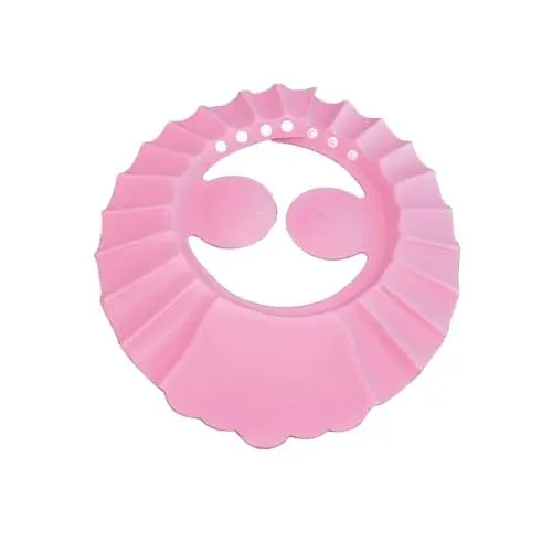 Produktbild: ibasenice Duschhaube für Kleinkinder schwimmkappe für kinder badekappen für kinder kinderbadekappen Badekappe für Kleinkinder -Duschmütze -Shampoo-Schild Rosa