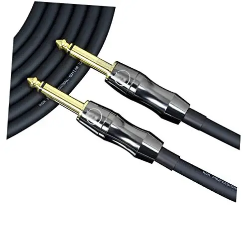 Produktbild: ifundom E Gitarre Instrumentenkabel Mit Rauschunterdrückung Und Abschirmung Klinke Zu Klinke Ideal Für E Gitarre Bass Und Effektpedale Flexibles Gitarrenkabel Für Klare