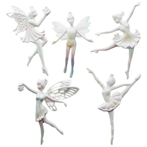 Produktbild: Ifundom Weihnachtsschmuck Ballett Mädchen Ornament - Hängend Für Weihnachtsbaum, Ballerina Anhänger, Party Dekoration - 5 Stück