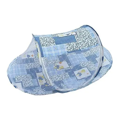 Produktbild: ifundom Faltbares Babybettnetz Babybettnetz faltbares Baby-Moskitonetz Baby Moskitonetz mückennetz Kinderbett für Kinder Baby Bett Netz Falten Krippe Bettvorhang Kleinkind
