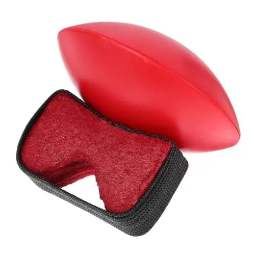 Produktbild: ifundom Fingersandei Ukulele musikinstrumente spiel sachen plasure ukolele Sandhammer Musik-Fingerring Fingerschussring Sand-Finger-Shaker Gitarrenfinger Sand Maraca Shaker Plastik rot