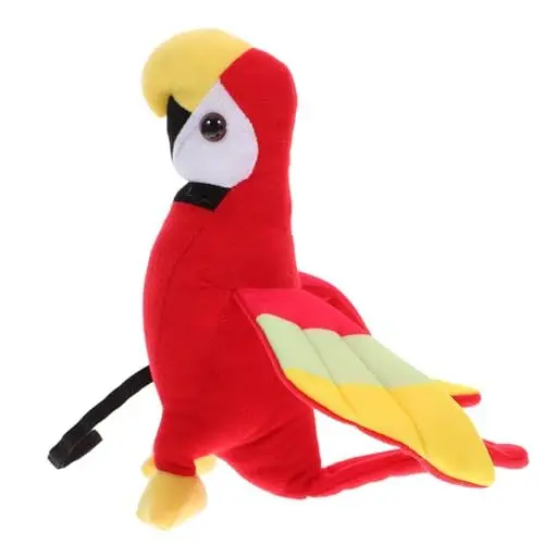 Produktbild: ifundom Piratenpapagei Zum Anklipsen Künstliche Papageienmodelle Für Kinder Plüschpapageispielzeug Robustes Und Komfortables Design