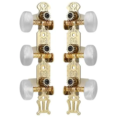 Produktbild: ifundom Gitarrenstimmgeräte Mechaniken Stimmwirbel Tasten Mechaniken Für Klassische Elektrische Akustikgitarre Teile Zubehör