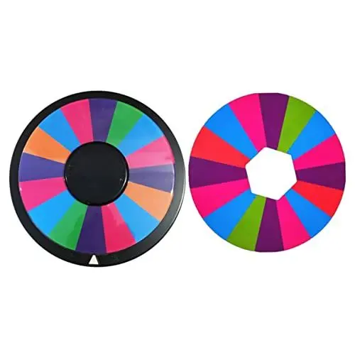 Produktbild: ifundom Glücksradspiel Drehbares Brett Für Partys Und Veranstaltungen Trinkspiel-drehteller Mit Farbigem Design Praktisches Unterhaltungsbedarf