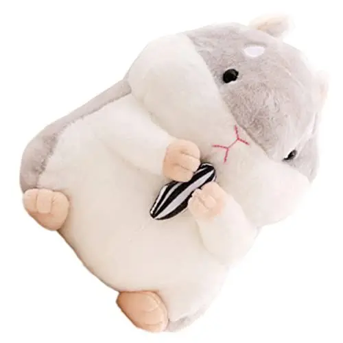 Produktbild: ifundom Hamster Plüschtier Hamster Gefüllte Puppe Hamsterpuppenspielzeug Mädchen Spielzeug Plüschtiere Für Mädchen Tier-wurfskissen Stofftier Sanft Pp Baumwolle Plüschpuppe Kind