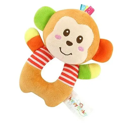 Produktbild: ifundom Handgelenkrasseln für Jungen weiches Spielzeug Rasselring Spielzeug Babyspielzeug Spielzeug für Kleinkinder zum Plüschtier Handgelenkrasseln für Babys Handglocke für Kinder greifen