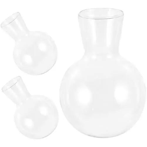 Produktbild: ifundom Hydrokultur-vase Aus Borosilikatglas Für Wasserpflanzen Hängende Pflanzenhalter Als Terrarium Für Zimmerpflanzen Innenbereich Blumenvase Für Hydroponische Anpflanzung