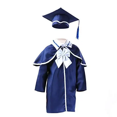 Produktbild: ifundom Kindergartenabschluss Vorschulabschluss Dekorationen Kinder-abschlussball-kappen-set Geschenke Für Kinder Doktorhut-kappen-set Goldene Abschlussstola Mütze Mantel Kleid Platin Baby