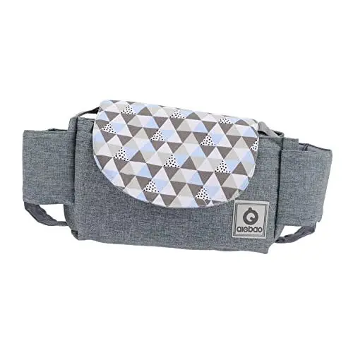 Produktbild: ifundom Kinderwagen Tasche Kinderwagenzubehör Kinderwagen Kleinkind -wickeltaschen Kinderwagen-Organizer Windeltasche Autos Für Tragetaschen Kinderwagen Organizer Handtasche Grey Nylon