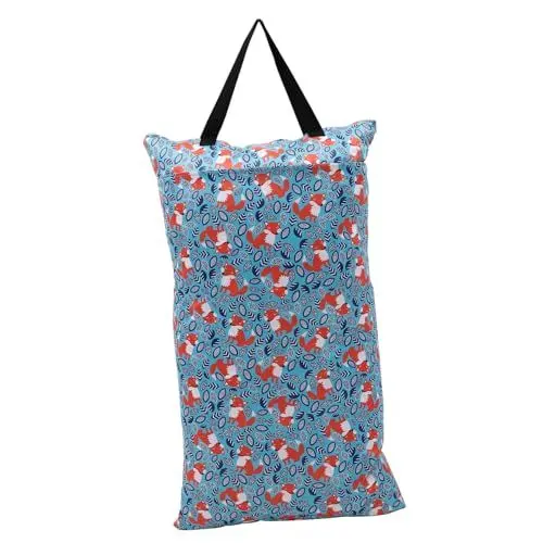 Produktbild: ifundom Baby-windeleimer Windeltasche Nassbeutel Wickeltasche mit Reißverschluss Windel-Aufbewahrungstasche für Unterwegs Mehrzweck-windeleimer für Babys