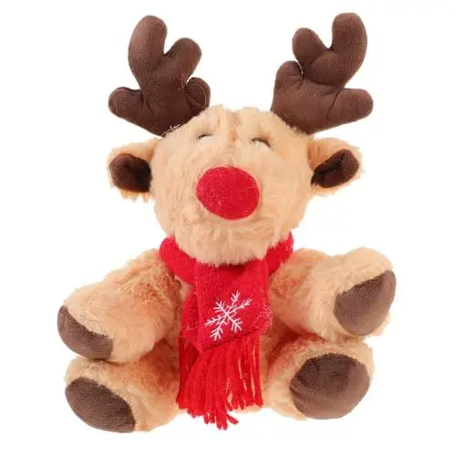 Produktbild: ifundom Rudolph Das Rentier Mit Der Roten Nase Weihnachts-Plüschtier Für Die Winterliche Dekoration Von Zuhause Auto Schlafzimmer
