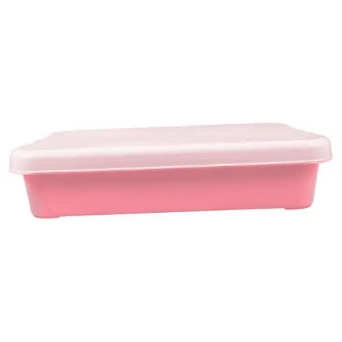 Produktbild: ifundom Sandplastikform Spielsand für Sandkasten Sandkastenspielzeug Sandkästen Sandkasten Spielzeug Sandkasten Spielzeugbox lustige Spielzeuge Sandkasten mit Deckel Rosa