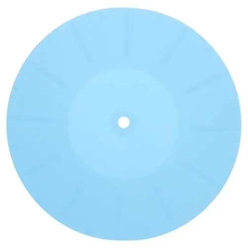Produktbild: ifundom Schallplattenmatte Aus Vinyl Schallplattenunterlage Aus Vinyl Schutzmatte Für Blockflöten Plattenteller Slipmat Audiotechna Zubehör Aus Kohlefaser Vinyl-platte Kieselgel