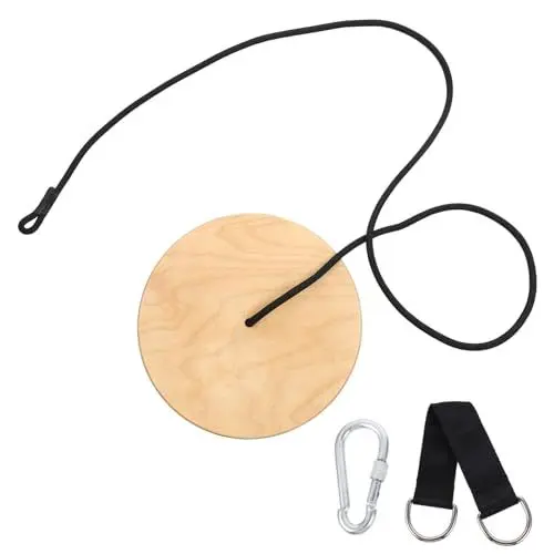 Produktbild: ifundom schaukel hohe Festigkeit Holzplatte Frisbeescheibe Kind Bambus