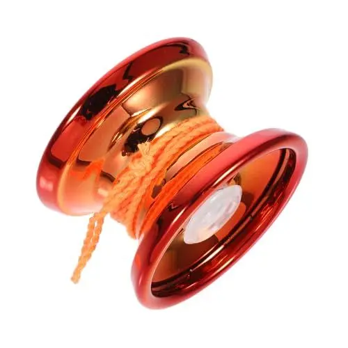 Produktbild: ifundom Schnur Jo-Jo Spinnrad Yoyo-Ball -Bälle Juhu Kinder kreative Yoyo-Bälle Yoyo mit Spuren Spielzeug Kinder Yoyo für Kinder chinesisch yo yo Yo-Yos für Anfänger Abs rot