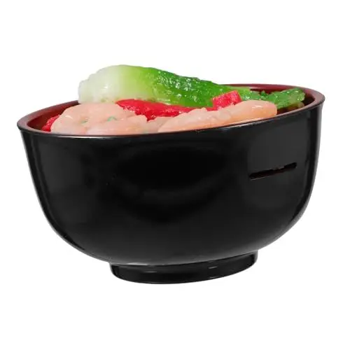 Produktbild: ifundom Sparschwein Japanisches Ramen-Modell Münzdose Geldwechseltopf Geld Sparen Glas Spardose in Ramen-Form Desktop-spartopf Modell Mit Gefälschten Nudeln Münzglas Lebensmittel PVC