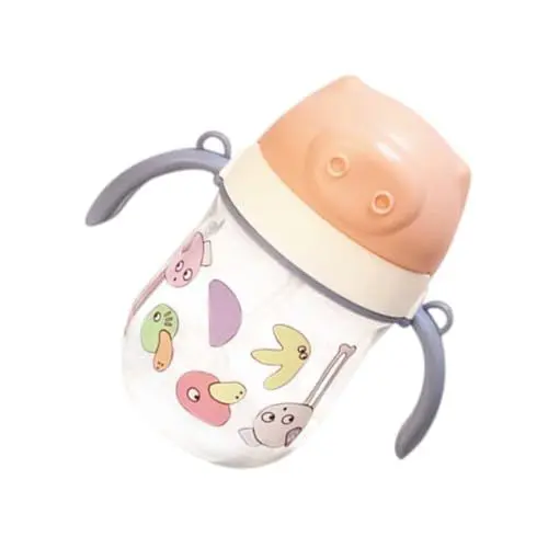 Produktbild: ifundom Strohbecher Für Kleinkinder Trainingsbecher Tragbarer Kinder-wasserbecher Trinkflasche Säuglingsflasche Auslaufsicheres Design