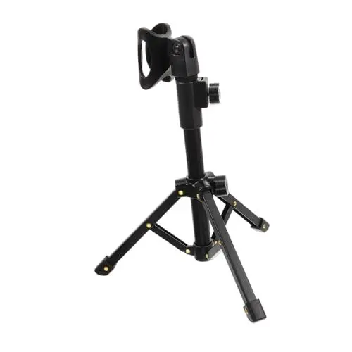 Produktbild: ifundom Tischmikrofonständer Mikrofon-Tischständer Mikrofonständer mit Schwanenhals Mikrofonhalter mikrofonstativ microphone stand Mikrofon-Unterstützung Mikrofonständerboden Metall Black