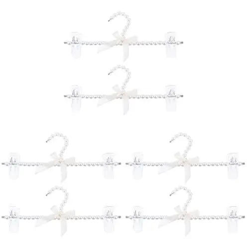 Produktbild: ifundom Weihnachtsdekorationen 6 Stück künstliche Perlen Hosenbügel Kleiderbügel Kleidung Kleiderbügel