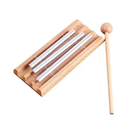 Produktbild: ifundom Windspiele Percussion Chimes Klangspiel Tischglockenspiel Klassenzimmer Ozeantrommel Meditations-Glockenspiel Yoga-Energie-Glockenspiel Xylophon Metall Kind Schreibtisch Schlagzeug