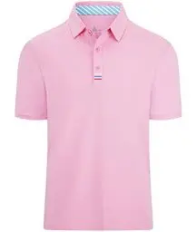 Produktbild: igeekwell Poloshirt Herren Kurzarm Atmungsaktive Tshirt Knopfleiste Sommer Einfarbig Schnelltrocknend Cool Polos Polokragen Sportlich Activewear Polohemd Streifen Golf Tennis Outdoor Tshirt