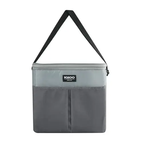 Produktbild: IGLOO HLC12 Kühltasche Essentials in elegantem Grau mit Schultergurt, 8 L, passend für 12 Dosen